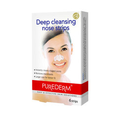 Полоски для глубокого очищения пор Purederm, 6 шт.