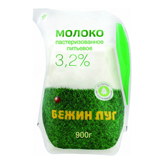 Молоко Бежин Луг 3,2% кувшин 900г, бзмж