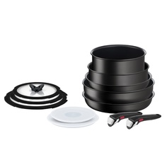 Набор посуды Tefal Ingenio Exception L7639153, 12 предметов, 22/24/26/28/28 см