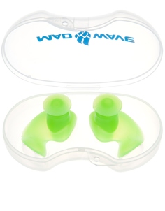 Беруши для плавания Mad Wave Ergo Ear Plug green