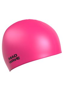 Шапочка для плавания Mad Wave Light Silicone Solid pink