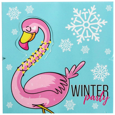 Бумага для записей в коробке Winter party: 250 листов 9 х 9 см