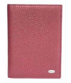 Обложка для автодокументов унисекс PETEK 584.155.03 бордовая