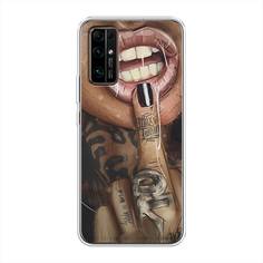 Чехол Awog "Девушка с татуировками" для Honor 30