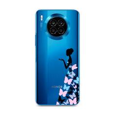 Чехол Awog "Платье из бабочек" для Honor 50 Lite