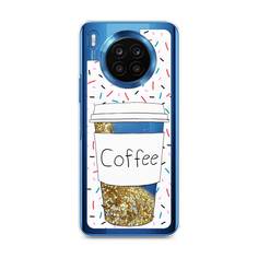 Чехол Awog "Coffee прозрачный стакан" для Honor 50 Lite