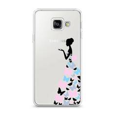 Чехол Awog "Платье из бабочек" для Samsung Galaxy A3 2016