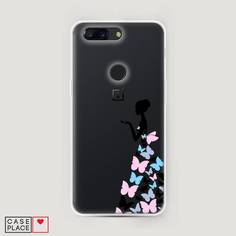 Чехол Awog "Платье из бабочек" для OnePlus 5T