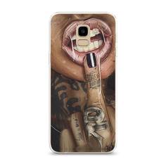 Чехол Awog "Девушка с татуировками" для Samsung Galaxy J6 2018