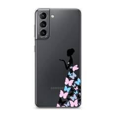 Чехол Awog "Платье из бабочек" для Samsung Galaxy S21