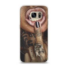 Чехол Awog "Девушка с татуировками" для Samsung Galaxy S7