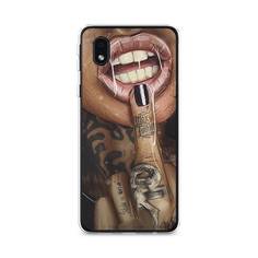 Чехол Awog "Девушка с татуировками" для Samsung Galaxy A01 Core
