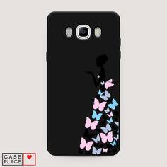 Чехол Awog "Платье из бабочек" для Samsung Galaxy J7 2016