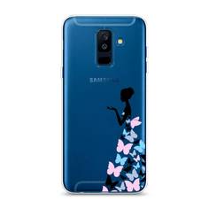Чехол Awog "Платье из бабочек" для Samsung Galaxy A6 +