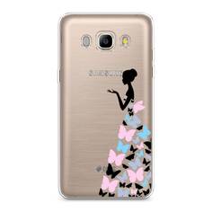 Чехол Awog "Платье из бабочек" для Samsung Galaxy J5 2016