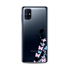 Чехол Awog "Платье из бабочек" для Samsung Galaxy M31s