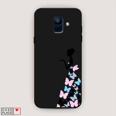 Чехол Awog "Платье из бабочек" для Samsung Galaxy A6