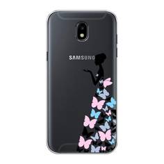 Чехол Awog "Платье из бабочек" для Samsung Galaxy J5 2017