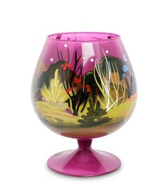 Подсвечник Art East, Сказка, 14 см, фиолетовый