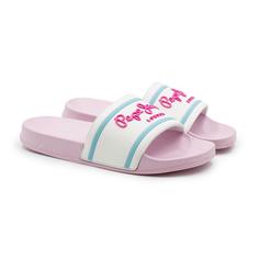 Шлепанцы Pepe Jeans London SLIDER LOGO GIRL SS22 PGS70045 цв. белый р. 38