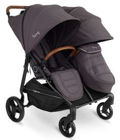 Коляска прогулочная для двойни Rant Twinny RA151 Moon grey РАНТ