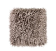 Подушка Togas Нордик декоративная 40 х 40 см меховая коричневая