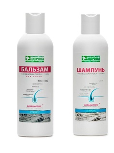 Шампунь + Бальзам АКВАБИОЛИС от перхоти 010102-ТДСГ / 010202-ТДСГ-от перхоти