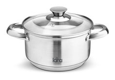 Кастрюля Lara LR02-774 4,4 л серебристый