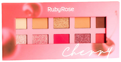 Палетка теней для век "Cherry", Ruby Rose , 10 оттенков