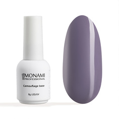 Камуфлирующее базовое покрытие для гель-лака Camouflage base Monami Purple Haze, 8 г