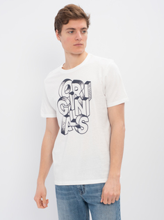 Футболка мужская Lee cooper MT2A120474BS2LC1-WH белая 2XL