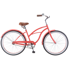 Велосипед Stels Navigator 110 Lady 26 1-sp V010 2019 17" розовый-коралл