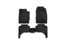 Коврики 3D в салон MITSUBISHI L200, 2015-, Бюджетная комплектация, 4 шт. (полиуретан) Element