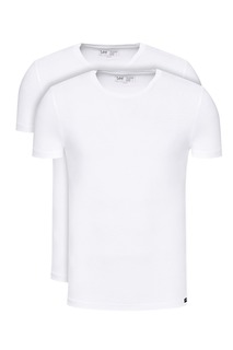 Футболка мужская Lee Twin Pack Crew белая 4XL