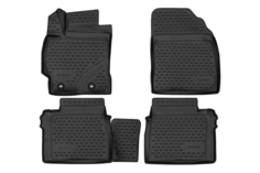 Коврики 3D в салон TOYOTA Corolla, 2013- 4 шт. (полиуретан) Element