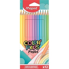Карандаши цветные Maped 832069 12 цветов трехгранные