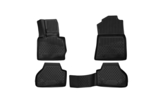 Коврики 3D в салон BMW X4, 2014-2017, (F26), Внед, (Европа), 4 шт. (полиуретан) Element