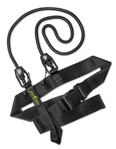 Тормозной пояс для плавания Mad Wave Short Belt M0771 04 черный