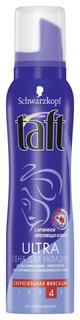 Средство для укладки волос TAFT Пена Ultra сверхсильная фиксация 150 мл