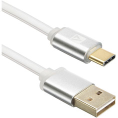 Кабель USB2.0-Type C 1m ACD-U915-C2W ACD-Smart LED подсветка белый
