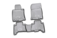 Коврики в салон TOYOTA Land Cruiser Prado, 5 мест, 12/2009-2013, 4 шт. (полиуретан) Element