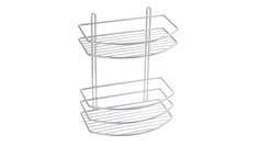 Полка овальная двухэтажная хром Fixsen FX-720-2