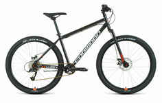 Велосипед Forward Sporting 27.5 X D 2022 19" черный/оранжевый