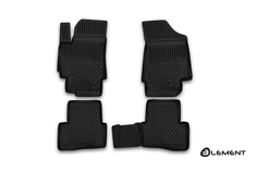 Коврики в салон подходят для HYUNDAI Creta (I, Ip), 2016-2021, 4 шт. (полиуретан) Element