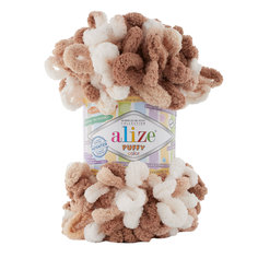 Пряжа Alize Puffy Color, 100 г, 9 м (100% микрополиэстер) (6398), 5 мотков