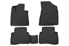 Коврики 3D в салон подходят для KIA Sorento, 2012-, 4 шт. (полиуретан) Element