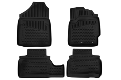 Коврики 3D в салон TOYOTA Vitz (130), 2010-2016, сед., правый руль, 4 шт. (полиуретан) Element