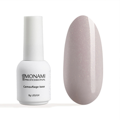 Камуфлирующее базовое покрытие для гель-лака Camouflage base Monami Violet Ice Shine, 8 г