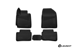 Коврики 3D в салон KIA Picanto, 2017-, хб., 4 шт. (полиуретан) Element