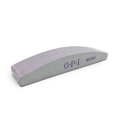 Пилки профессиональные для маникюра и педикюра OPI 180/240 полумесяц, 10 шт. Lian Beauty Accessories